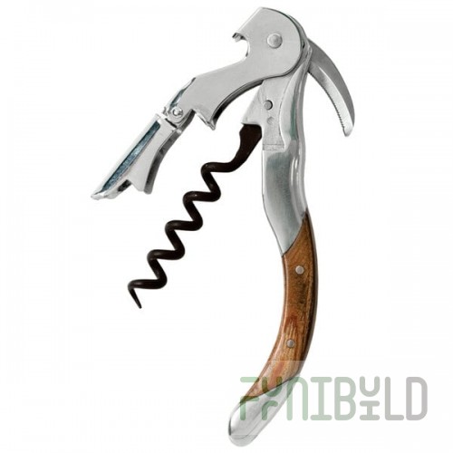 Pulltap's Toledo Waiter's Corkscrew with Hardwood Inlaid Handle 5112