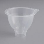Choice 16 oz. Red Wide Mouth Squeeze Bottle - 6/Pack