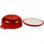 Lodge EC7D43 7.5 Qt. Island Spice Red Enameled Cast Iron Dutch Oven Lodge EC7D43 7.5 Qt. Island Spice Red Enameled Cast Iron Dutch Oven