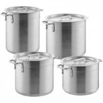 Choice 100 Qt. Heavy Weight Aluminum Stock Pot with Cover Choice 100 Qt. Heavy Weight Aluminum Stock Pot with Cover