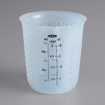 OXO 11161100 Good Grips 1 Cup Squeeze & Pour Translucent Silicone Measuring Cup