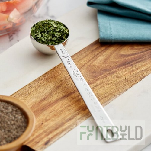 Vollrath 47076 1 Tbsp. Stainless Steel Heavy-Duty Round Measuring Spoon