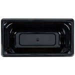 Vollrath 9036420 Super Pan® 1/3 Size Black High Heat Plastic Food Pan - 6