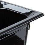 Vollrath 9036420 Super Pan® 1/3 Size Black High Heat Plastic Food Pan - 6