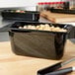 Vollrath 9036420 Super Pan® 1/3 Size Black High Heat Plastic Food Pan - 6