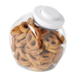 OXO Good Grips 5 Qt. Clear Round SAN Plastic Food Storage Container with White POP Lid
