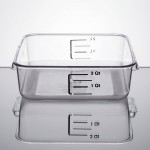 Rubbermaid® 2 Qt. Clear Square Polycarbonate Food Storage Container Rubbermaid® 2 Qt. Clear Square Polycarbonate Food Storage Container