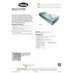 Hatco IWB-5 Five Pan Slanted Drop-In Ice-Cooled Food Well