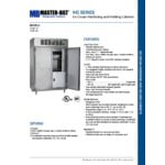 Master-Bilt IHC-27 60 Gallon Stainless Steel Ice Cream Hardening Cabinet - 115V Master-Bilt IHC-27 60 Gallon Stainless Steel Ice Cream Hardening Cabinet - 115V