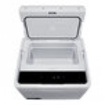 Summit Appliance SPRF11 Accucold .35 Cu. Ft. White DC-Powered Portable Medical Refrigerator / Freezer - 12/24VDC Summit Appliance SPRF11 Accucold .35 Cu. Ft. White DC-Powered Portable Medical Refrigerator / Freezer - 12/24VDC