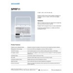 Summit Appliance SPRF11 Accucold .35 Cu. Ft. White DC-Powered Portable Medical Refrigerator / Freezer - 12/24VDC Summit Appliance SPRF11 Accucold .35 Cu. Ft. White DC-Powered Portable Medical Refrigerator / Freezer - 12/24VDC