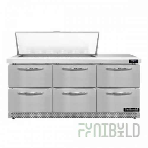 Continental Refrigerator SW72N18M-FB-D 72