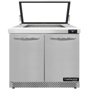 Continental Refrigerator SW36-N-12M-HGL-FB 36