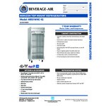 Beverage-Air HRS1WHC-1G Horizon Series 35