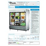 True TSD-69G-HC-LD 78 1/8