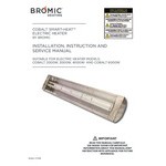 Scratch and Dent Bromic Heating BH0610003 Cobalt Smart-Heat Electric Outdoor Patio Heater - 220/240V, 4000W Scratch and Dent Bromic Heating BH0610003 Cobalt Smart-Heat Electric Outdoor Patio Heater - 220/240V, 4000W