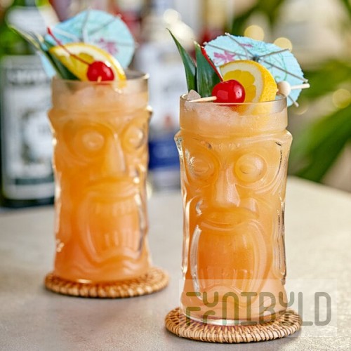 Anchor Hocking 10024 Screaming Tiki 16 oz. Cooler Glass - 24/Case