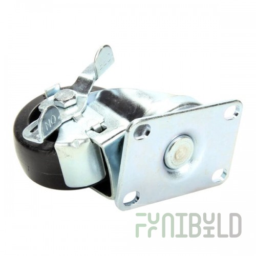 BKI C0415 Caster, 3Swivel With Brake