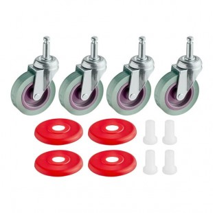 Lavex Caster with Hardware for 26 and 35 Qt. Mop Buckets - 4/Case Lavex Caster with Hardware for 26 and 35 Qt. Mop Buckets - 4/Case