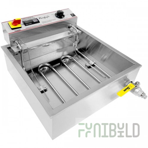 Paragon 9130 ParaFryer 25 lb. Shallow Pan Digital Funnel Cake Fryer - 120V, 1800W