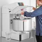 Estella SM50 50 Qt. / 70 lb. Two-Speed Spiral Dough Mixer - 220V, 4 HP