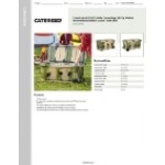 CaterGator CG100CAMW Camouflage 110 Qt. Mobile Rotomolded Outdoor Cooler / Ice Chest