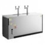 Beverage-Air DD72HC-1-B (2) Double Tap Kegerator Beer Dispenser - Black, (3) 1/2 Keg Capacity