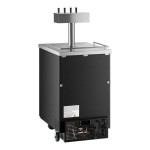 Avantco UDD-1-HC Four Tap Kegerator Beer Dispenser - Black, (1) 1/2 Keg Capacity Avantco UDD-1-HC Four Tap Kegerator Beer Dispenser - Black, (1) 1/2 Keg Capacity
