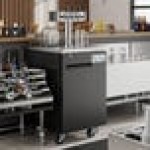 Avantco UDD-1-HC Four Tap Kegerator Beer Dispenser - Black, (1) 1/2 Keg Capacity Avantco UDD-1-HC Four Tap Kegerator Beer Dispenser - Black, (1) 1/2 Keg Capacity
