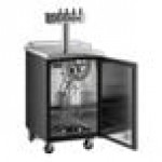 Avantco UDD-1-HC Four Tap Kegerator Beer Dispenser - Black, (1) 1/2 Keg Capacity Avantco UDD-1-HC Four Tap Kegerator Beer Dispenser - Black, (1) 1/2 Keg Capacity