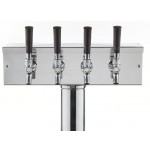 Avantco UDD-1-HC Four Tap Kegerator Beer Dispenser - Black, (1) 1/2 Keg Capacity Avantco UDD-1-HC Four Tap Kegerator Beer Dispenser - Black, (1) 1/2 Keg Capacity