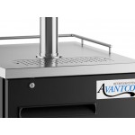 Avantco UDD-1-HC Four Tap Kegerator Beer Dispenser - Black, (1) 1/2 Keg Capacity Avantco UDD-1-HC Four Tap Kegerator Beer Dispenser - Black, (1) 1/2 Keg Capacity