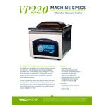 ARY VacMaster VP220 Chamber Tabletop Vacuum Packaging Machine with 12