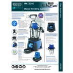Waring MXE2000 3 1/2 hp Ellipse Commercial Blender System - 120V