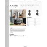 AvaMix BX1GRG 3 3/4 hp 1 Gallon Stainless Steel Heavy Duty Commercial Food Blender - 120V AvaMix BX1GRG 3 3/4 hp 1 Gallon Stainless Steel Heavy Duty Commercial Food Blender - 120V