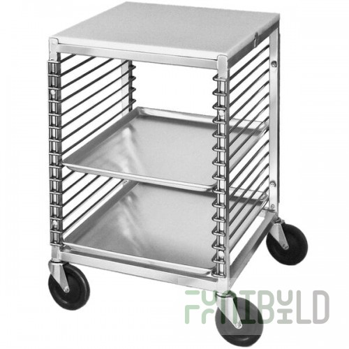 Channel 567/P 15 Pan End Load Undercounter Prep Top Sheet / Bun Pan Rack - Assembled