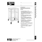 Metro RE1P End Load Portable Wire Prep Rack (Unassembled) - 16 Pan Capacity Metro RE1P End Load Portable Wire Prep Rack (Unassembled) - 16 Pan Capacity