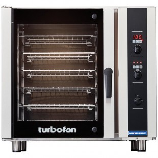 Moffat E35D6-26-P Turbofan Single Deck Full Size Electric Digital Convection Oven with Steam Injection - 208V, 3 Phase, 11.2 kW