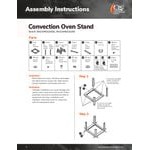 Cooking Performance Group COH-T3-A Double Stacked Electric Thermostatic 3 Tray Half Size Convection Oven with Moisture Injection and Stand - 120V Cooking Performance Group COH-T3-A Double Stacked Electric Thermostatic 3 Tray Half Size Convection Oven with Moisture Injection and Stand - 120V
