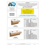 Tot Mate TM8360R.S2222 Maple Single Laminate Wall Vanity - 31