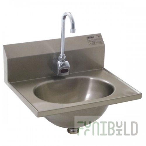 Eagle Group HSA-10-FE-MG MICROGARD® Electronic Hand Sink with Gooseneck Faucet and Basket Drain