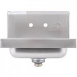 Advance Tabco 7-PS-71 Hand Sink with One Splash Hole - 15 1/4