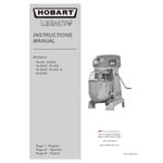 Hobart Legacy+ HL200 20 Qt. Planetary Stand Mixer with Guard & Standard Accessories - 120V, 1/2 hp