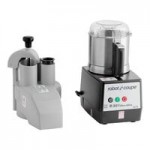 Robot Coupe R301 Combination Food Processor with 4 Qt. / 3.7 Liter Gray Bowl, Continuous Feed & 2 Discs - 1 1/2 hp