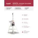 Estella MDD36189 Manual Dough Divider - 6.6 lb. Capacity, 9, 18, & 36 Part Estella MDD36189 Manual Dough Divider - 6.6 lb. Capacity, 9, 18, & 36 Part
