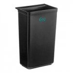 Choice Black Utility / Bussing Cart with Three Shelves - 42 Choice Black Utility / Bussing Cart with Three Shelves - 42