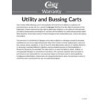 Choice Black Utility / Bussing Cart with Three Shelves - 42 Choice Black Utility / Bussing Cart with Three Shelves - 42