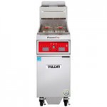 Vulcan 1TR45DF-1 PowerFry3 Natural Gas 45-50 lb. Floor Fryer with Solid State Digital Controls and KleenScreen Filtration System - 70,000 BTU Vulcan 1TR45DF-1 PowerFry3 Natural Gas 45-50 lb. Floor Fryer with Solid State Digital Controls and KleenScreen Filtration System - 70,000 BTU