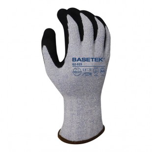 Armor Guys Basetek 02-025-L Blue A6 HDPE Gloves with Black HCT Microfoam Nitrile Palm Coating - Large Armor Guys Basetek 02-025-L Blue A6 HDPE Gloves with Black HCT Microfoam Nitrile Palm Coating - Large