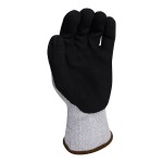 Armor Guys Basetek 02-025-L Blue A6 HDPE Gloves with Black HCT Microfoam Nitrile Palm Coating - Large